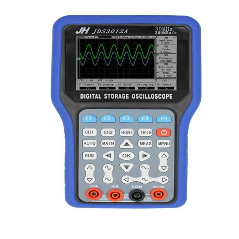 Ручной и цифровой JDS3012A осциллограф мультиметр Jinhan JDS3012 30 МГц генератор сигналов регистратор данных 250 мс/с