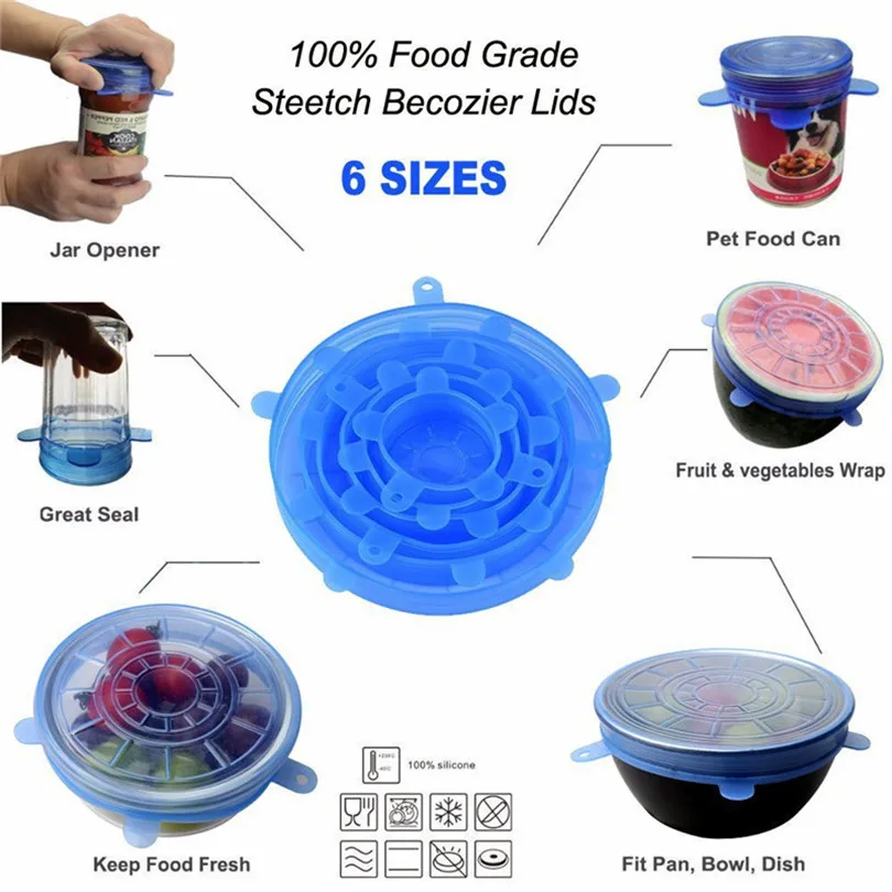 6 pcs silicone caps for food (7)