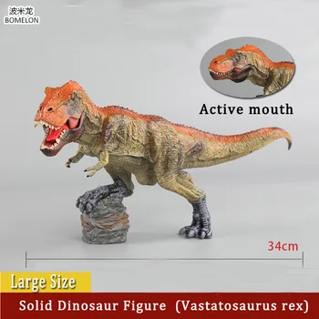 

Large Size Solid Dinosaur Figures Vastatosaurus rex Model Decorations Jurassic Park Toys for Children Kids Boys Birthday Gift