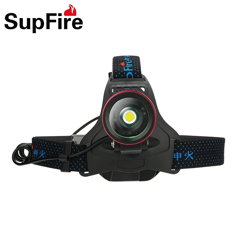 SupFire налобный фонарь светодиодный CREE фара HL01 охотничий рыболовный лоб 800лм 3 * АА