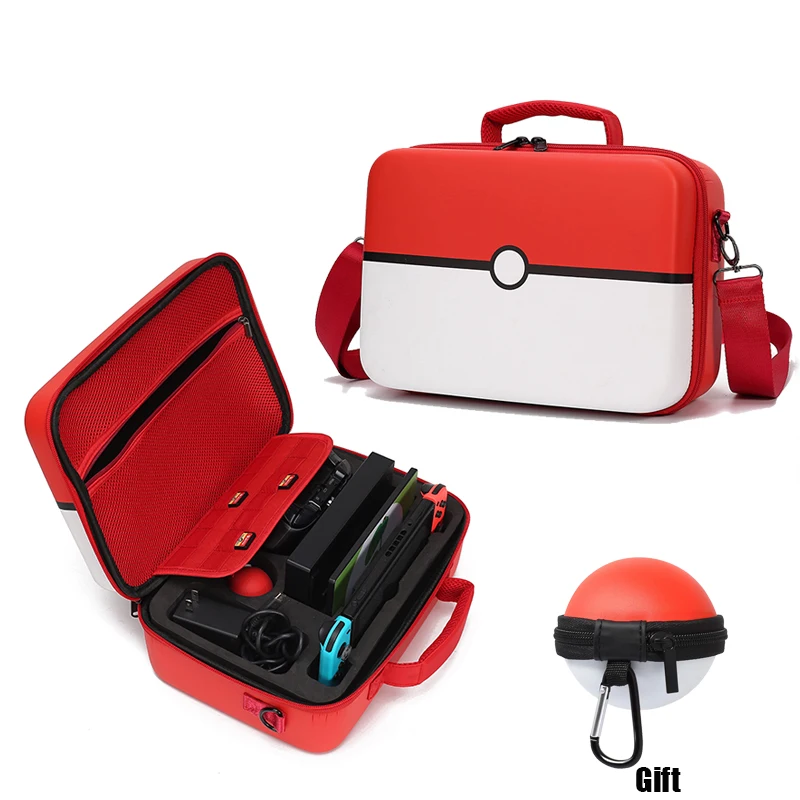 Cena Pokeball przełącznik do nintendo Case akcesoria pokemony Nintendoswitch przechowywanie torebka Nintendos moda gry poke ball plus torba