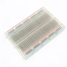 1 Pcs New 400 Tie Points Solderless PCB Breadboard Mini Universal Test Protoboard DIY Bread Board for Bus Test Circuit Board