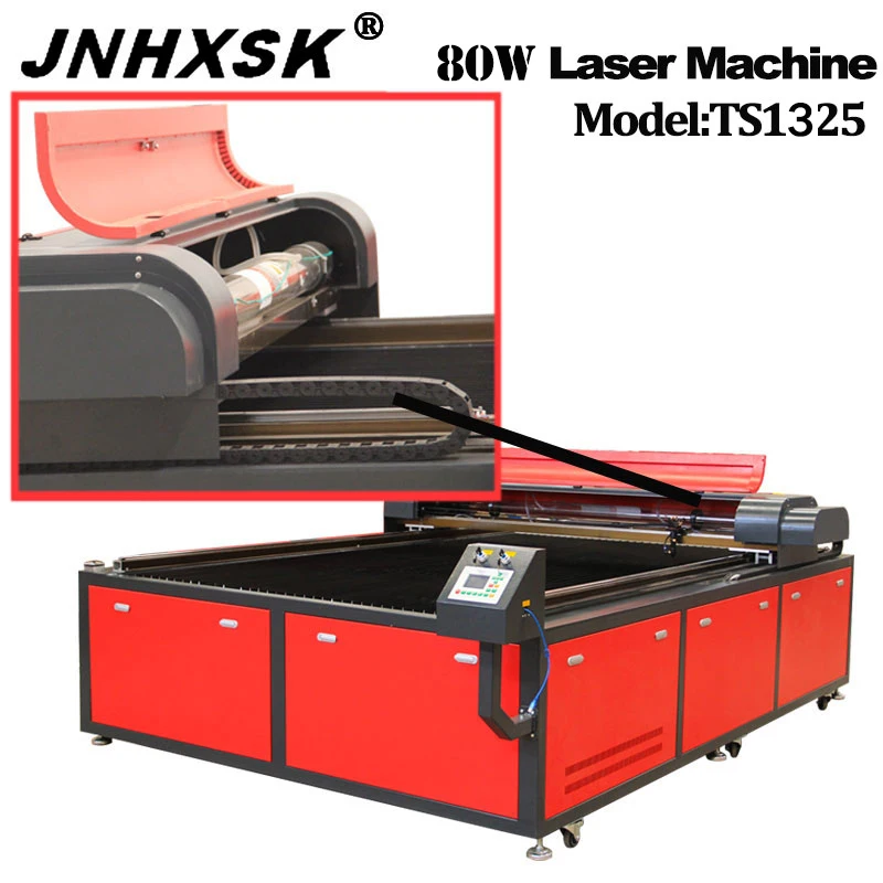 JNHXSK 110 В/220 В 80 Вт лазер Ts1325 Ruida система Co2 Usb интерфейс Cnc лазерный гравер 1300x2500мм