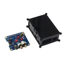 Raspberry Pi 3 HIFI DAC PiFi Аудио Звуковая карта модуль IPS интерфейсная плата+ акриловый чехол для Raspberry Pi 3 Model B 3B Plus