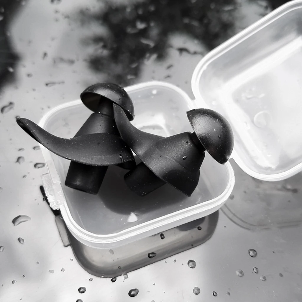 MagiDeal Мягкие силиконовые затычки для ушей гибкие Заглушки для ушей Плавание Серфинг путешествия подводное плавание для водного спорта для