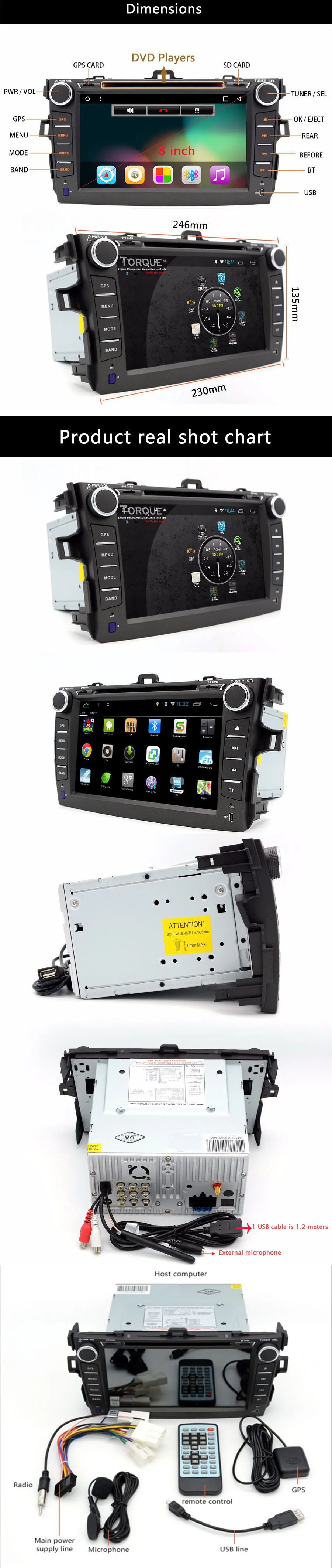 Best 8 inch Android 7.1 Quad Core 1024*600 Fit TOYOTA COROLLA 2007 2008 2009 2010 2011 2012 Car DVD Navigation GPS Radio 21 Best 8 inch Android 7.1 Quad Core 1024*600 Fit TOYOTA COROLLA 2007 2008 2009 2010 2011 2012 Car DVD Navigation GPS Radio 21