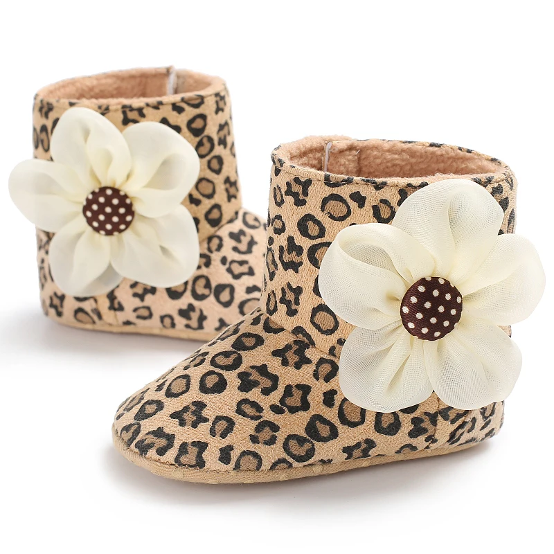 Для маленькой принцессы Обувь для девочек ботинки осень-зима пинетки для новорожденных Prewalker мягкой подошве противоскользящие Обувь обувь