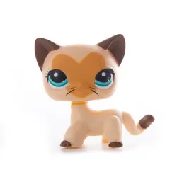 Редкий Pet Shop Lps игрушки стоят Littlest короткошерстая кошка старые животные фигурка рождественские игрушки для детей