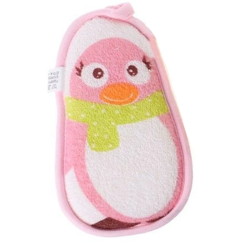 Детские аксессуары для полотенец маленький пингвин младенческий смеситель для душа для ванной щетки Губка хлопок потертый мытье тела Детские щетки для ванной