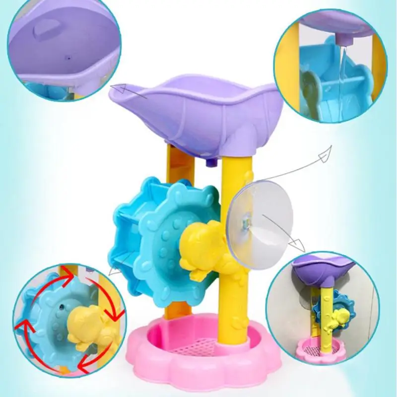 1 Набор ABS детская игрушка для ванной игровой водный пляж игрушки для ванной интерактивные Обучающие душ Спринклерный Набор для детской душевой игры вода