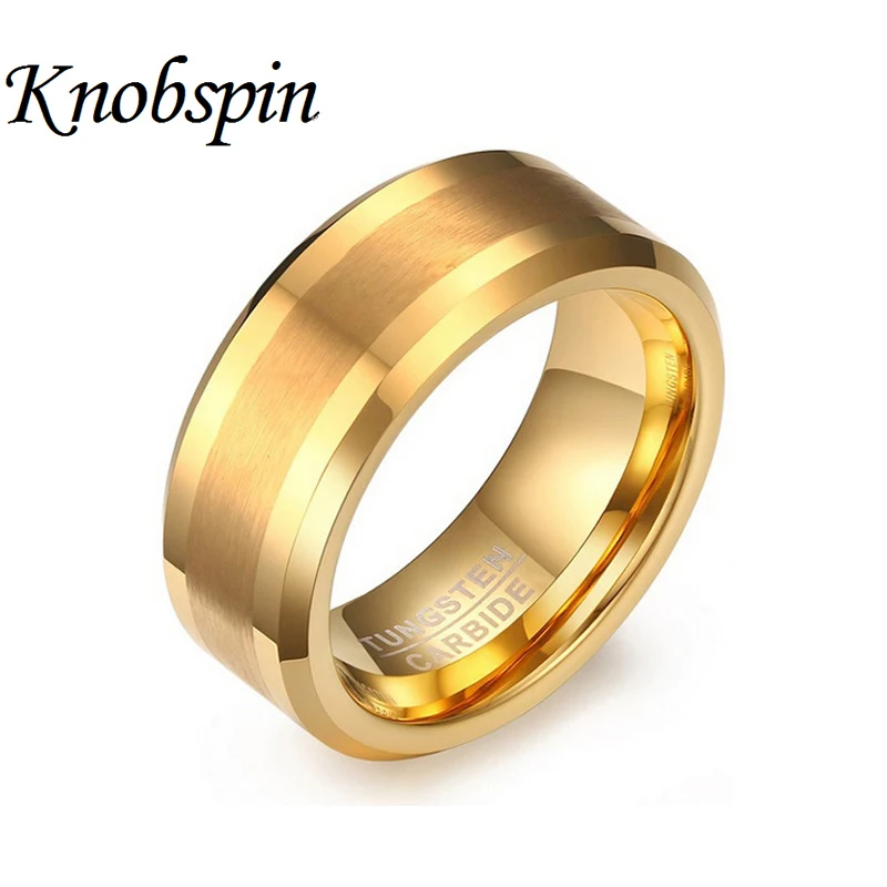 2017 fashion gold color male unique wedding band tungsten carbide ring 8mm man anniversary jewelry us size 7 13 bague homme - Unique Mens Wedding Ring 2017 fashion gold color male unique wedding band tungsten carbide ring 8mm man anniversary jewelry us size 7 13 bague homme - Unique Mens Wedding Ring