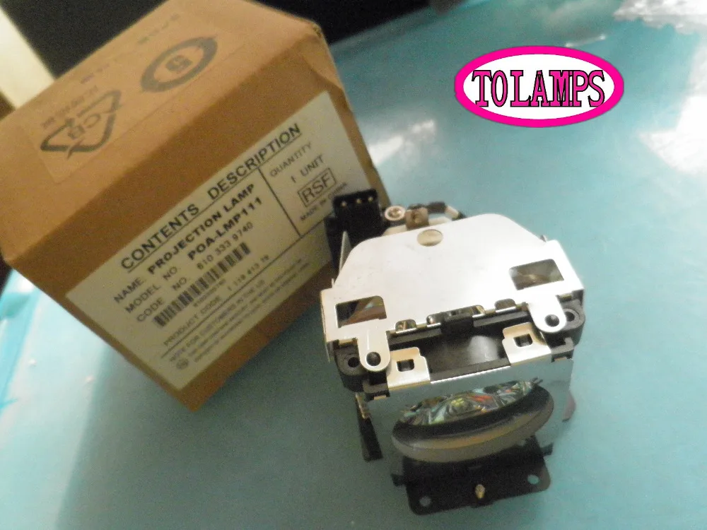 

Original Projector Lamp with housing POA-LMP111/ LMP111 for PLC-XU111 PLC-XU115 PLC-XU116PLC-XU106 PLC-XU105 Projectors