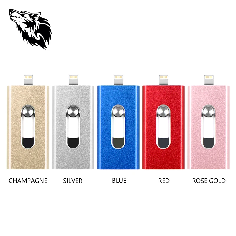 Лучшая продажа OTG USB флэш накопитель cle usb 2 0 stick 64G портативный iPhone Флешка 8g 16g 32g 128G