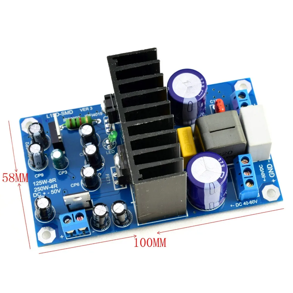 250W IRS2092S L15DSMD High Power Mono Digital Amplifier Board Class D Finished | Электроника