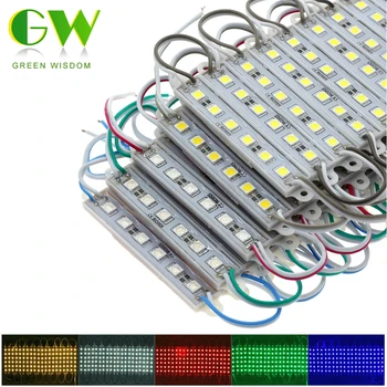

LED Module 5050 6 LED DC12V Waterproof Advertisement Design Lightbox White/Warm White/Red/Green/Blue LED Module String 20PCS/Lot
