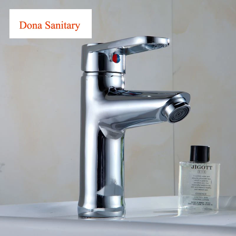 

Promotion Cheap Deck Mounted Basin Hot and Cold Mixer taps Bathroom Washing Sink Water Faucet Zinc alloy Water Faucet Dona2121