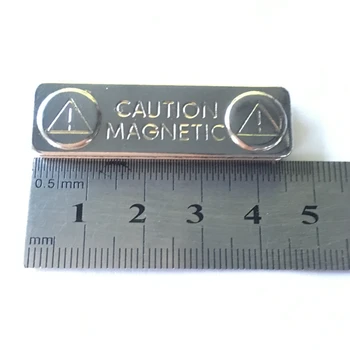 

10pcs 2 Magnetic Name Badge Tag ID Holder strong fastener badge Silver holder