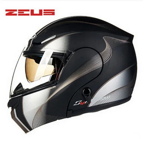 ZUSE двойной объектив с передвижной заневеской перед лицом мотоциклетный шлем ABS защитный комплект мотоцикл открытые шлемы четыре сезона ZS-3000A