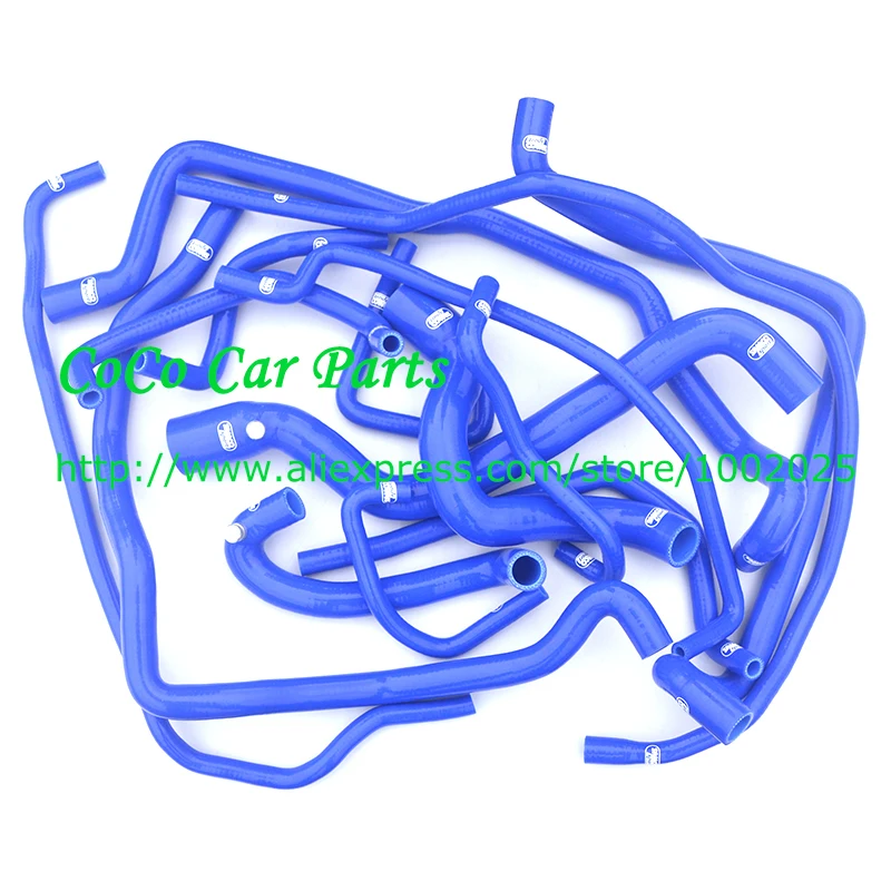 15 шт./набор комплект силиконового шланга для RENAULT 5GT R5 TURBO 1985-1991 Хладагент силиконовый шланг радиатора 5 лет гарантии