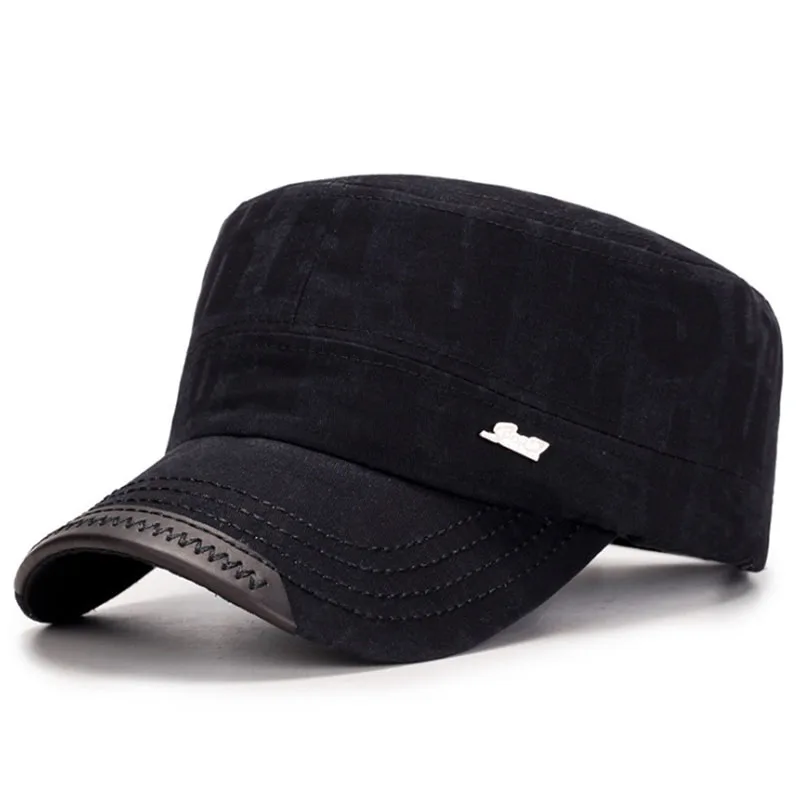 

[AETRENDS] Fashion Military Hats for Men Women Flat Top Caps Cotton Tactical Military Cap Z-6115