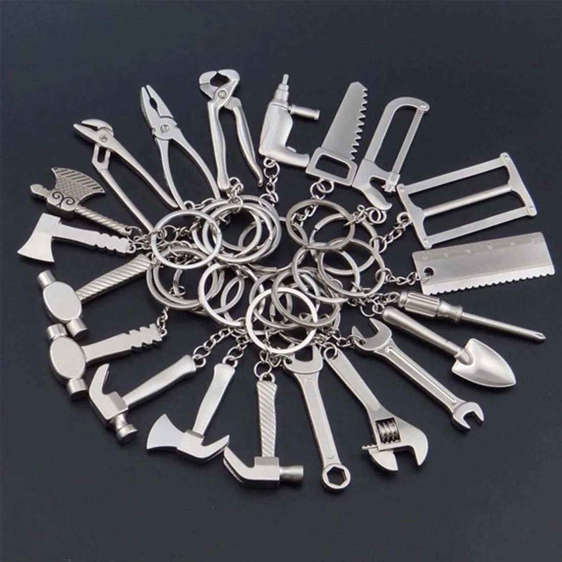 

Car Tool Key Ring Keychain New Design Nice Gift Metal Creative Car Key Chain Design Nice Gift Hammer Ax Key Chain Tool