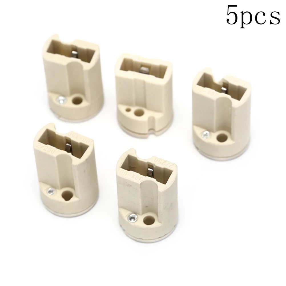 5pcs G9 Lamp Base 110 220V 3A Ceramic Socket G9 Type Halogen Lamp