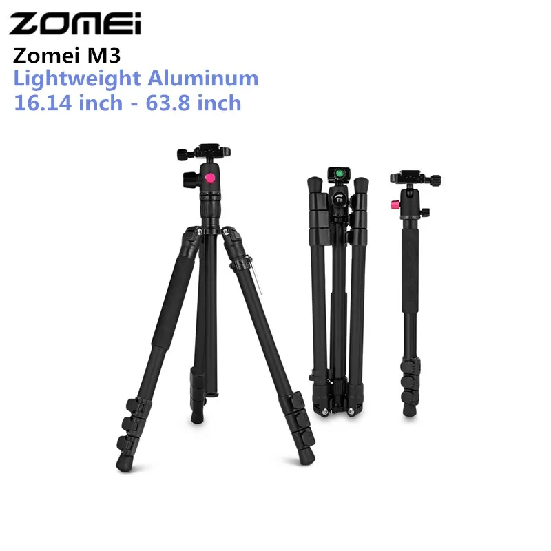 

Zomei M3 Professional Lightweight Aluminum Tripods Portable Tripod With Monopod Function For Travel With 15kg Loading Capacity