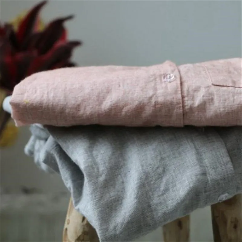 Solid_Color_Linen_Casual_Top_Women_Blouse_pink_and_gray_2_grande