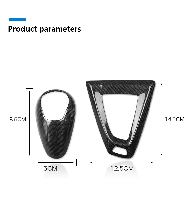 Carbon Fiber Gear Shift Knob Cover Trim for BMW M2 F87 M3 F80 M4 F82 M5 F83 F10 F12 F13 X5M F85 X6M F86 Accessories (9)