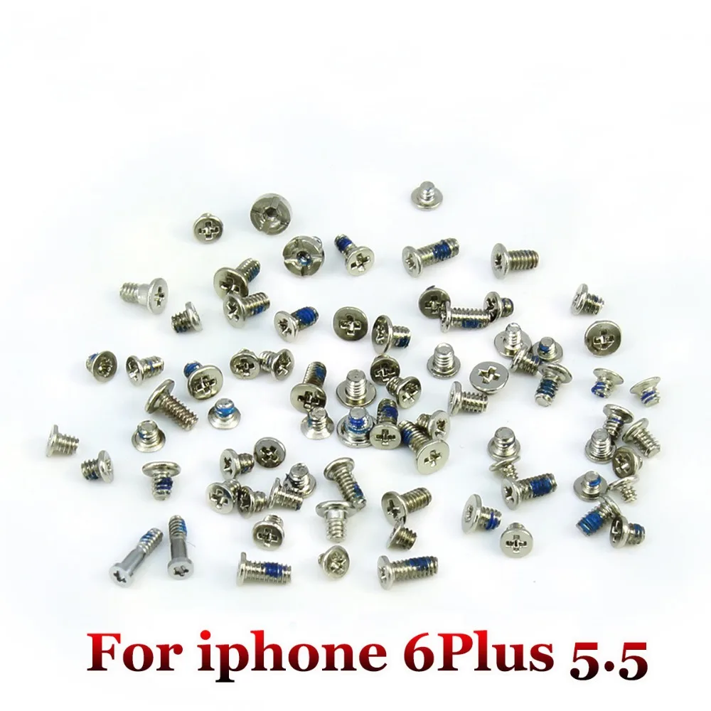 YuXi полный набор винтов Замена для iPhone 5 5S 5C 6g 6 Plus 6S 6S Plus 7 7 plus 8 8plus X Мобильные аксессуары Полный комплект