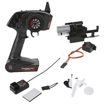 

For WPL B1 B24 B16 C24 1/16 4WD 6WD Rc Car 3CH Radio Transmitter And Speed Change Gear Box Super Active Throttle Limit Range