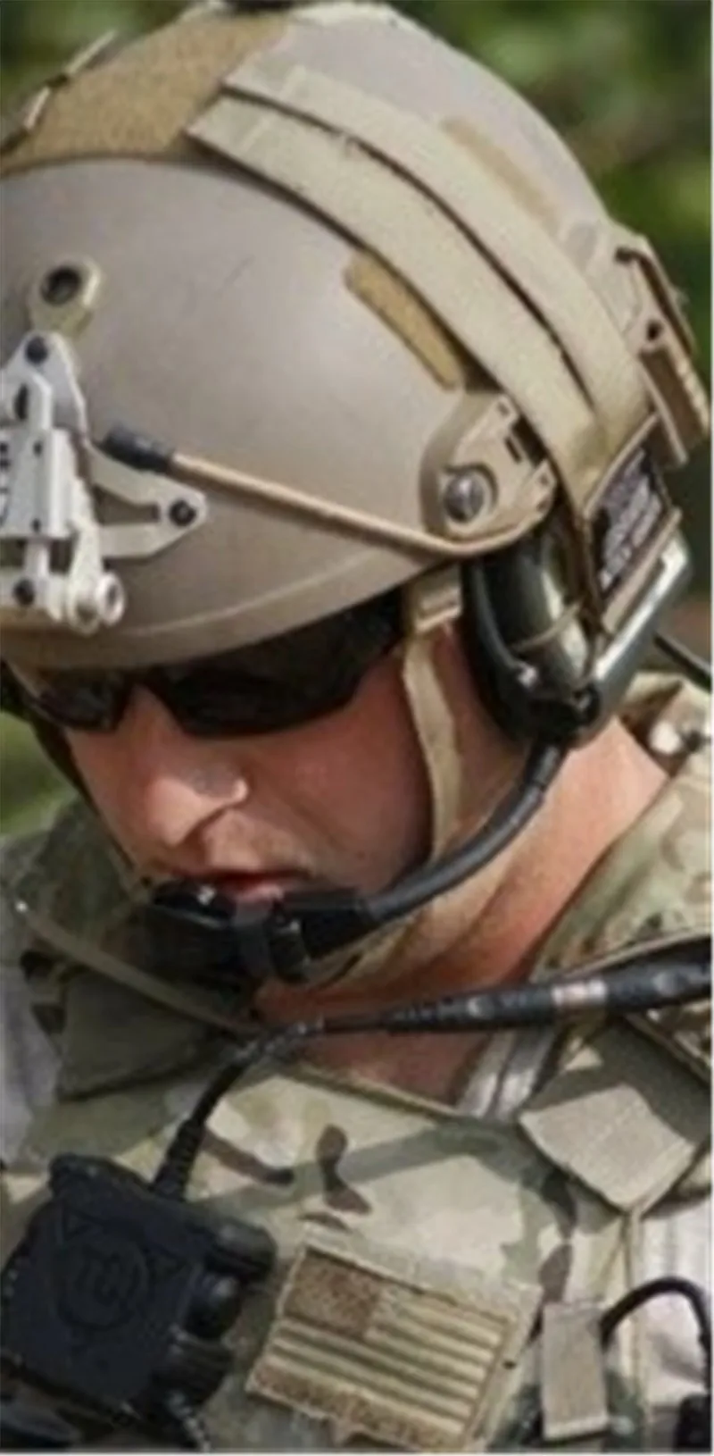 Conversion Kit for Tactical Helmet and Sordin Headset Stickers black DE FG (14)