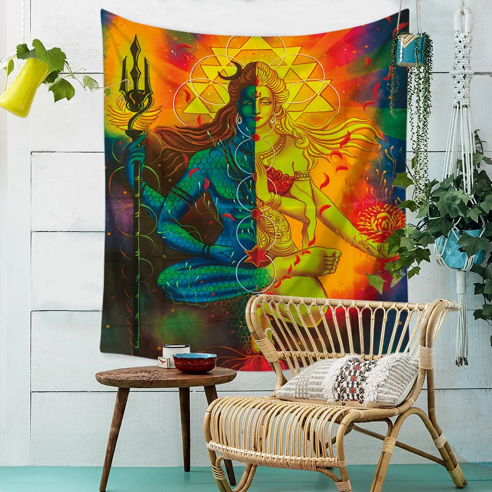 Yoga Buddha Large Tapestry Blanket Wall Hanging Beach Towel Tapestries