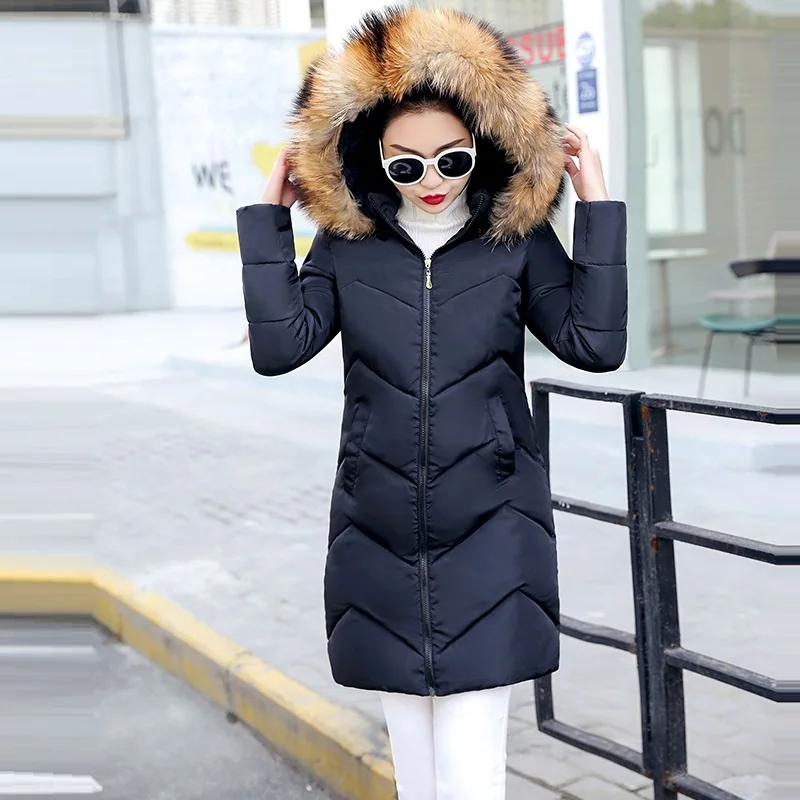 Женское зимнее пальто с капюшоном, теплое Женское пальто, большие размеры S-6XL, зимняя куртка, женские длинные парки, женские ватные пальто, Jaqueta Feminina