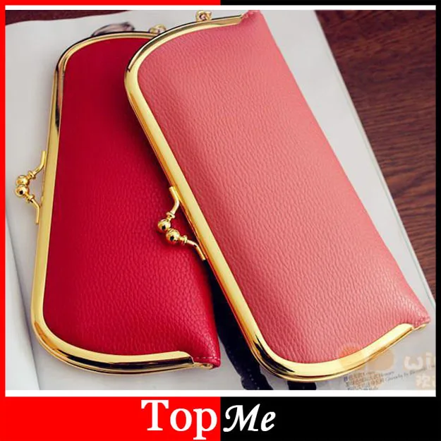 Hot Selling Women Wallets Golden Matel Hasp Lady Purses Handbags Coin Purse Clutch Woman Wallet Cards Holders Money Bags Burse Hot Selling Women Wallets Golden Matel Hasp Lady Purses Handbags Coin Purse Clutch Woman Wallet Cards Holders Money Bags Burse