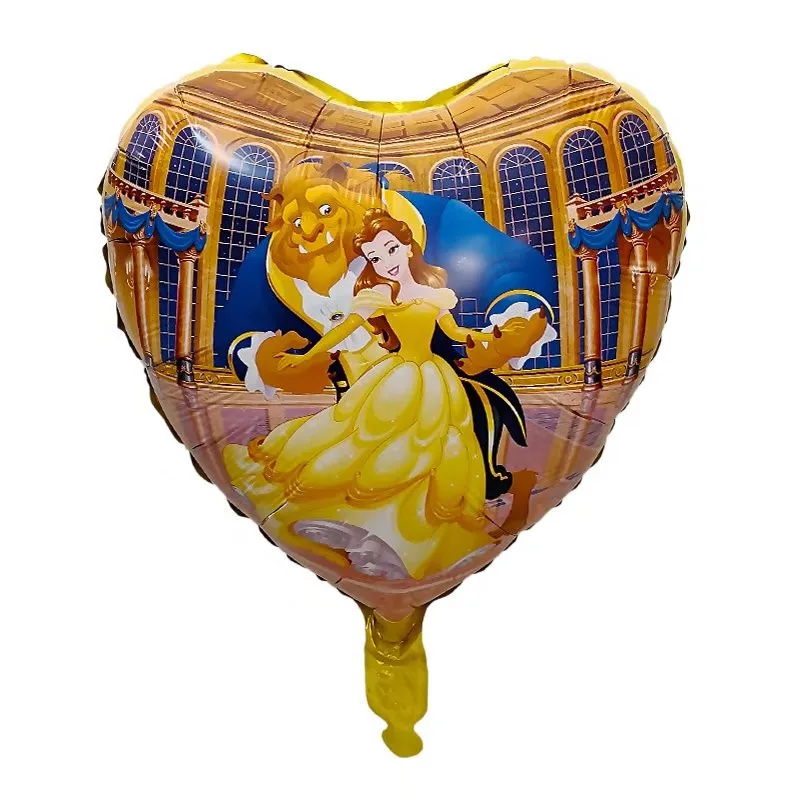 10pcs-18inch-heart-Double-Side-Beauty-and-The-beast-foil-Helium-balloons-Wedding-Birthday-party-supplies