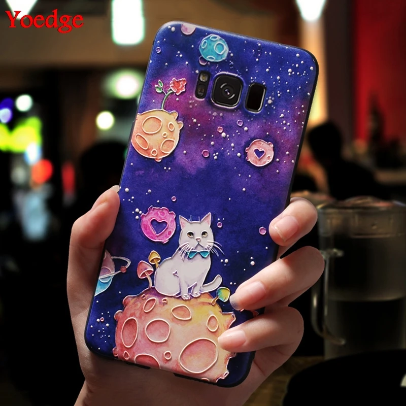3D Relief Camera Case For Samsung Galaxy S10 S10E S8 S9 S6 S7 Edge M20 M10 J4 J6 Plus A9 A8 A7 2018 Note 4 8 9 A30 A50 TPU Cover