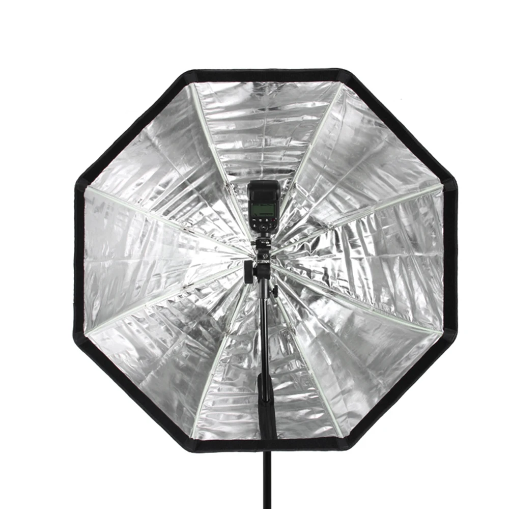 Godox 80 см восьмиугольник зонтик софтбокс светильник подставка зонтик Горячий башмак кронштейн комплект для строб студия Вспышка Скорость светильник фотографии