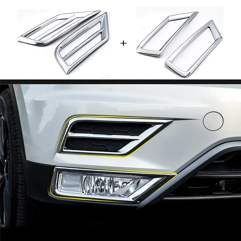 Наклейки NWIEV 3D для автомобиля VW Tiguan 2017 Volkswagen 2 Mk2 2018 противотуманные фары