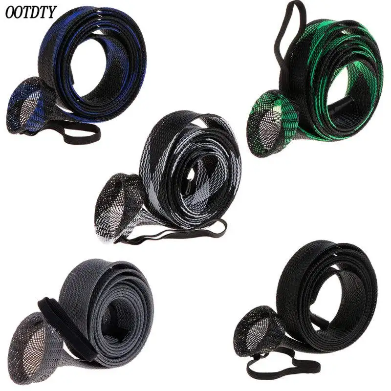 

Fishing Rod Cover PET Mesh Anti Scratch Protector Pole Portable Storage Protection Sleeve Universal Elastic Stretch Professional
