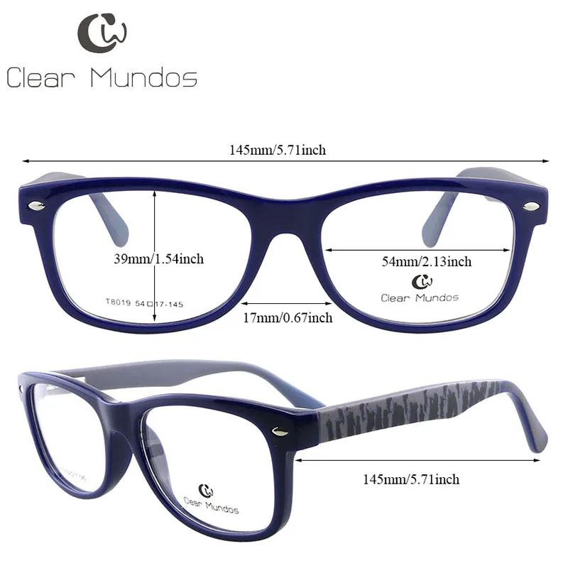 CLEAR MUNDOS Eyewear TR90 Glasses Frame for Men and Women Clear Fashion Trendy Oval Optical Spectacles No Degree Eyewears #T8019 CLEAR MUNDOS Eyewear TR90 Glasses Frame for Men and Women Clear Fashion Trendy Oval Optical Spectacles No Degree Eyewears #T8019