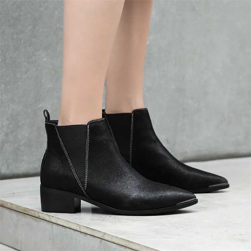 Mode Chaussures Bottes Classique Femmes Martin Neige Bottines Noir Fedonas Chaud Femme Pointu D'hiver Soirée Bout 1 De Automne TKJc1l3F