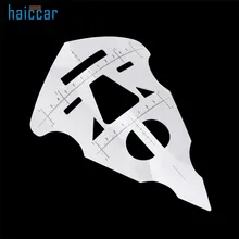 Haicar 1 шт. пластиковые трафареты для татуировок высокое качество микроблейдинг многоразовые макияж бровей измерения бровей направляющая линейка постоянный инструмент