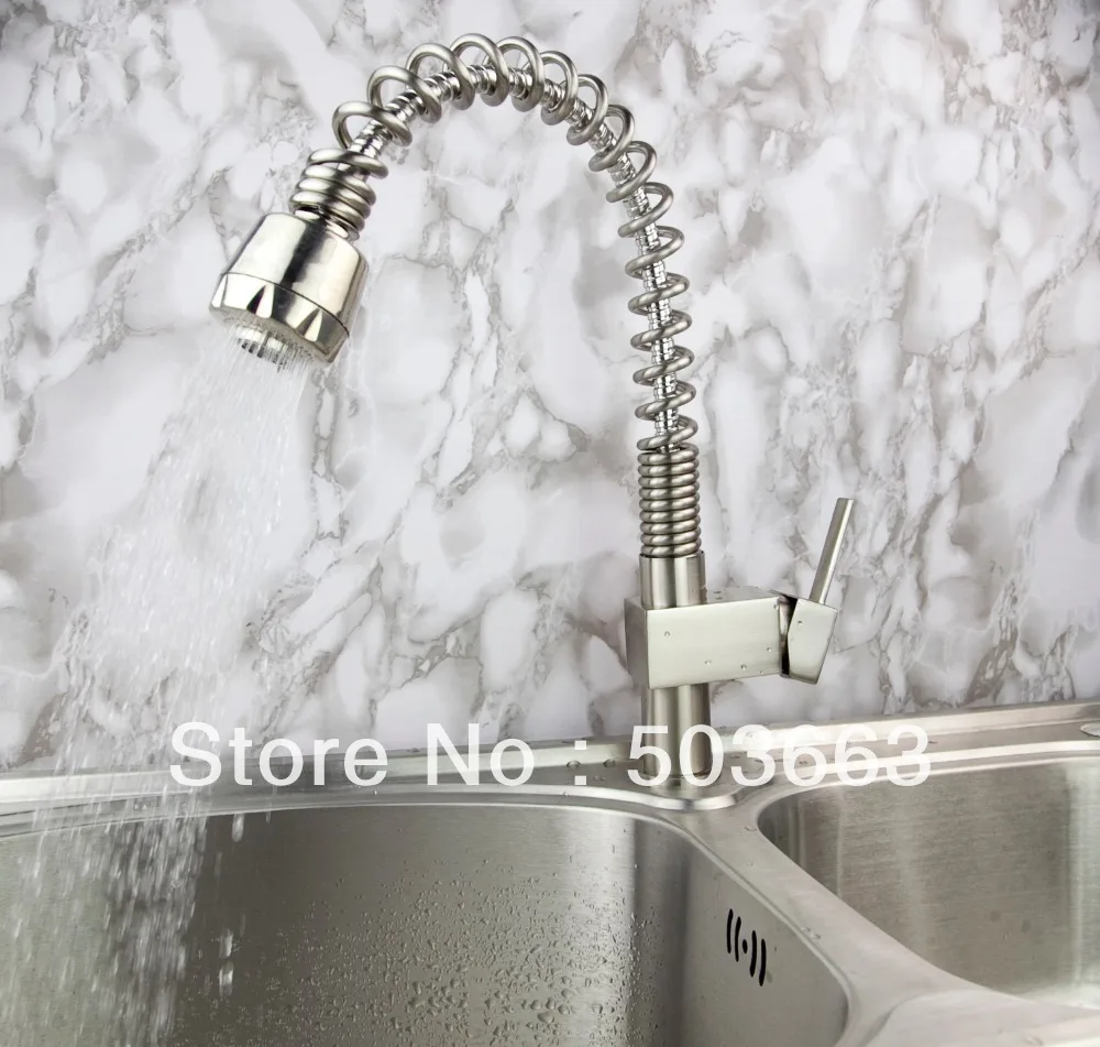 

Luxury Nickel brushed Kitchen Basin Sink Pull Out and Swivel Faucet Vanity Faucet Mixer Tap Crane S-180 Mixer Tap Faucet