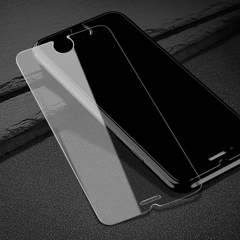 9H Tempered Glass on iPhone 5 5S 5C SE 4 4s XS Max XR Tempered Glass Screen Protector On iPhone 6 6S 7 8 Plus Protective Film