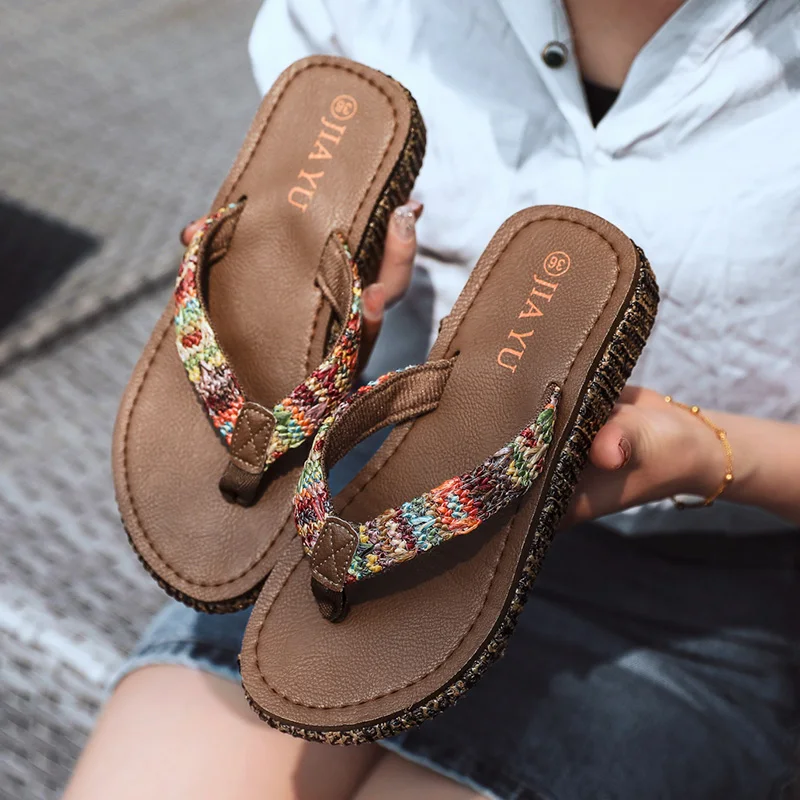 

Shoes Ladies Sandals Summer Outdoor Walking Flip Flops Girls Trendy Flip Flops Women Latest Model Stylish Women Beach Slippers