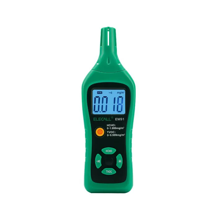Goede ELECALL EM91 Digitale Smart Formaldehyde Gasdetector Gas Meter Formaldehyde Tester Sensor HCHO TVOC Meter Air Analyzers