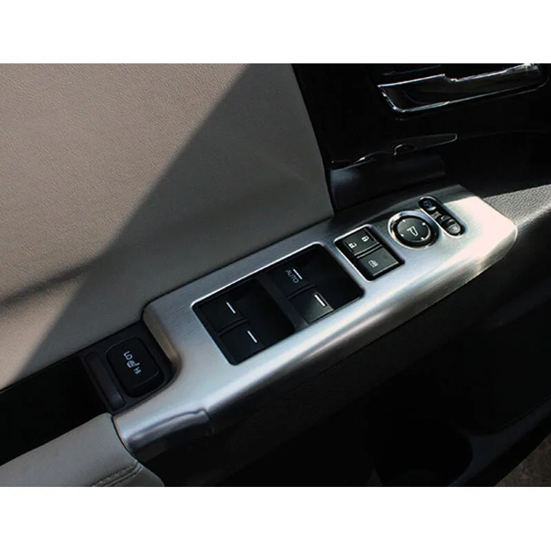 

For Honda Odyssey 2015 2016 accessories ABS Chrome Car Styling Door Window Lifter Adjust Button Cover Trim