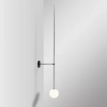 Nordic modern LED Wall Lamp Glass Ball Bathroom Mirror Besde American Retro Wall Light Sconce american retro bathroom bathroom mirror lamp european iron mirror double iron wall light glass lamp wall lamps