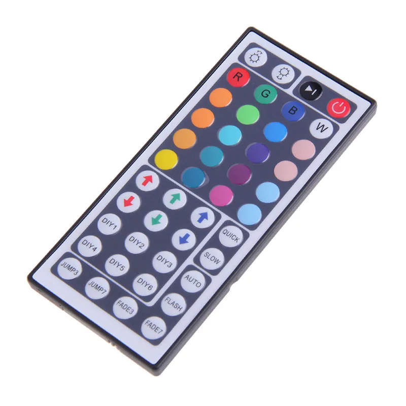 #cheap New Led Controller 44 Keys LED IR RGB Controler LED Lights Controller IR Remote Dimmer DC12V 6A For RGB 3528 5050 LED Strip